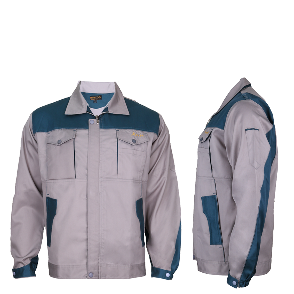 لباس کار مهندسی رایکا ( استخونی-سبز) برند مکسون_MAXON